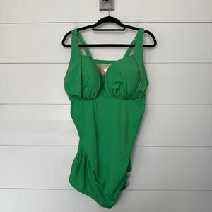 Lane Bryant Women’s 44DD Green Swim Tankini